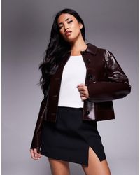 River Island - Notch Front Mini Skort - Lyst