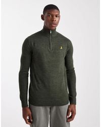Brave Soul - 1/4 Zip Knit Sweater - Lyst