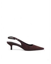 NA-KD - Suede Slingback Pumps - Lyst