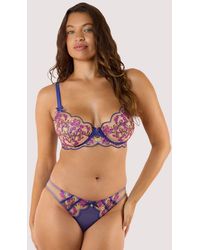 Playful Promises - Thea Baroque Embroidery Brief - Lyst