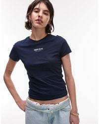 Tommy Hilfiger - Essential Logo Slim T-shirt - Lyst