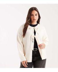 Vero Moda - Tie Front Cardigan - Lyst