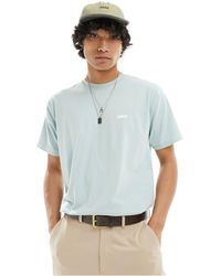 Obey - T-shirt surteint coupe carrée en tissu épais - aigue-marine - Lyst