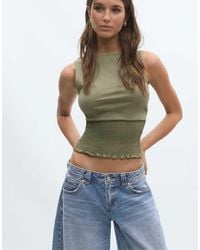Stradivarius - Elasticated T-Shirt - Lyst