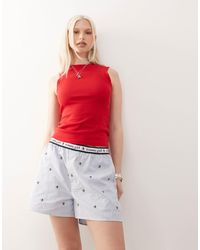 Tommy Hilfiger - Tommy Girl Embroidered Boxer Shorts - Lyst