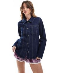 ONLY - – taillierte jeansjacke - Lyst