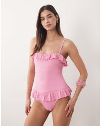 Dippin' Daisy's - Dippin Daisys Swimsuit With Frill Detail - Lyst