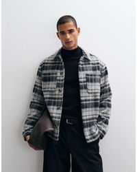ASOS - Wool Look Double Pocket Shacket - Lyst