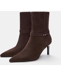 Pull&Bear - – leder-stiefeletten - Lyst