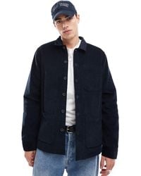 French Connection - French Connection Smart Shacket With Collar And Pockets - Lyst