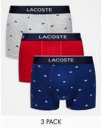 Lacoste - – 3er-pack unterhosen - Lyst