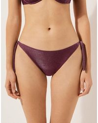 Calzedonia - Bow Bikini Bottoms Golden Glow - Lyst