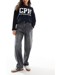 ONLY - Gia Mid Rise Loose Baggy Fit Jeans - Lyst