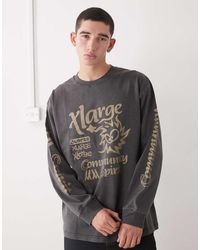 X-Large - Long Sleeve Graphic Logo Pigment Dyed T-shirt - Lyst