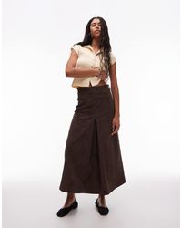laagam - Zinnia High Waist Midaxi A-line Skirt - Lyst