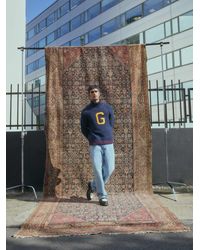 GANT - Turtle Neck Knit Jumper With Varsity Logo - Lyst