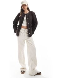 Vero Moda - Onion Quilted Short Jacket With Pockets - Lyst