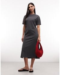 Barbour - Lyra Relaxed Logo Midi T-shirt Dress - Lyst