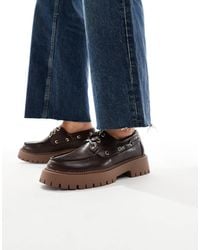 SEQWL - Exton Boat Shoes With Chunky Sole - Lyst