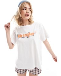 Wrangler - Girlfriend Logo Tee - Lyst