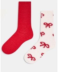 Lindex - 2 Pack Super Soft Cosy Socks - Lyst