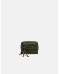 Stradivarius - Compact Card Holder Purse With Zip Pocket Detail - Lyst
