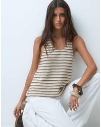 ASOS - Jersey Crochet Scoop Neck Top Co-ord - Lyst