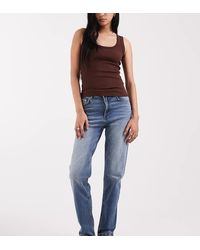ASOS - Asos Design Tall Slim Fit Mom Jeans - Lyst