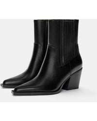 Pull&Bear - – cowboy-stiefeletten - Lyst
