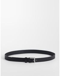 Jack & Jones - Square Buckle Leather Belt - Lyst