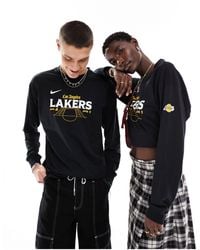 Nike Basketball - Nba Unisex La Lakers Graphic Long Sleeve - Lyst