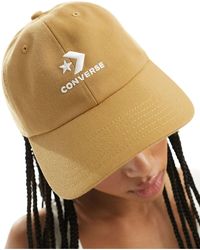 Converse - Lockup sc - cappello con visiera color cuoio - Lyst
