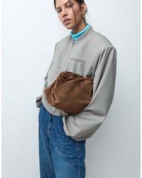 ASOS - Suede Cloud Clutch Purse - Lyst