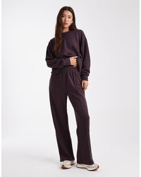 New Look - Premium Wide Leg joggers - Lyst