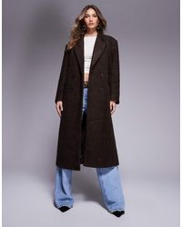 ASOS - Knusse Dad Jas Van Bouclé - Lyst