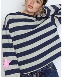 Stradivarius - Striped Sweatshirt - Lyst