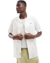 Tommy Hilfiger - Linen Blend Camp Shirt - Lyst