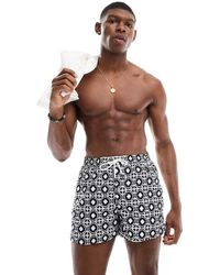 Aray - Zwembroek Met Geometrische Print - Lyst