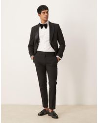 ASOS - Skinny Tuxedo Trousers - Lyst