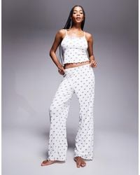 Boux Avenue - Mono Bow Cami And Pant Set - Lyst