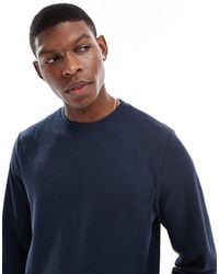 New Look - Camiseta De Estar Por Casa De Manga Larga De Punto Gofrado De (Parte De Un Conjunto) - Lyst