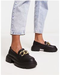 Pimkie - Chunky Loafer With Gold Chain Detail - Lyst