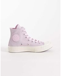 Converse - Chuck 70 Hi Suede Trainers - Lyst