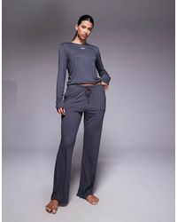 DKNY - Top And Pant Pyjama Set - Lyst