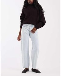 Levi's - Baggy Denim Jeans Met Gebleekte Wassing - Lyst