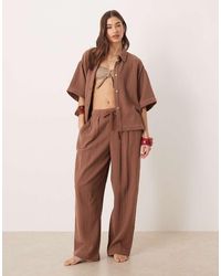 ASOS - Callie Cheesecloth Beach Balloon Trouser - Lyst