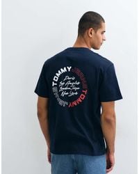 Tommy Hilfiger - Circle Sign Relaxed Fit T-shirt - Lyst