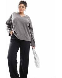 ONLY - Broek Met Rechte Pijpen En Krijtstreep - Lyst