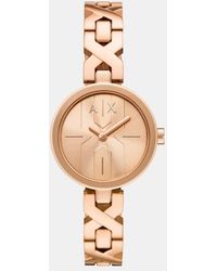 ARMANI EXCHANGE - Quartz/2H Ava, Rose Stainless Steel - Lyst