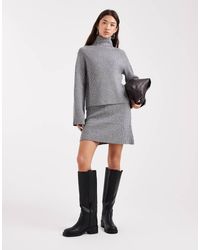 Object - Roll Neck Knitted Jumper Co-ord - Lyst